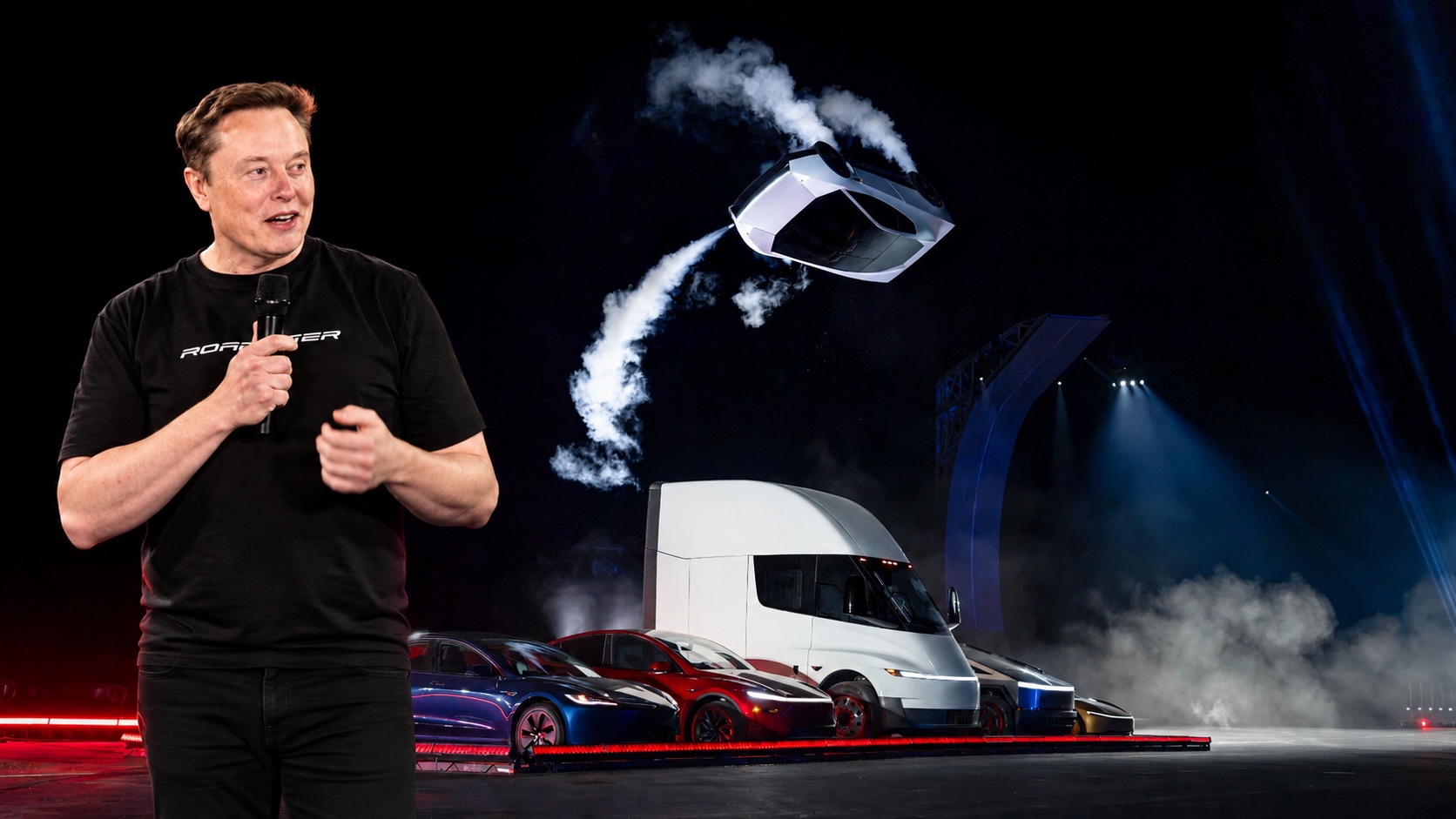 Jet Elon ve uçan arabası